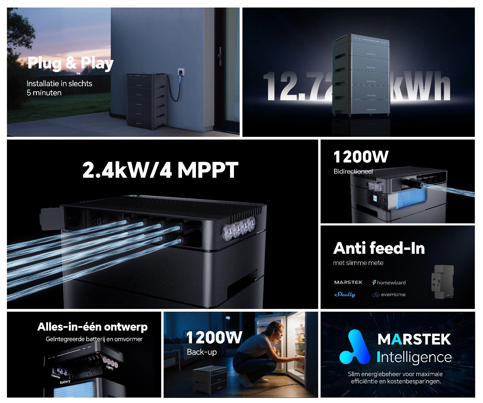 Marstek Venus A - All-in-one Plug & Play Thuisbatterij